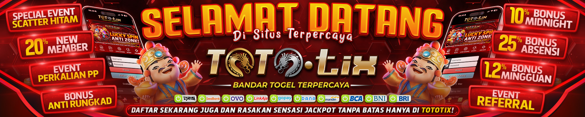 RASAKAN PESTA WITHDRAW SETIAP HARI HANYA DI TOTOTIX